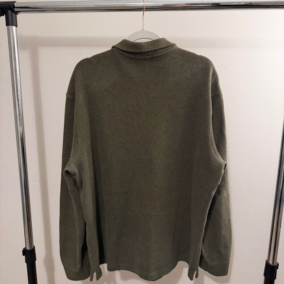 Polo Ralph Lauren Quarter-Zip Pullover Sweater Sage Green XL - Picture 6 of 6